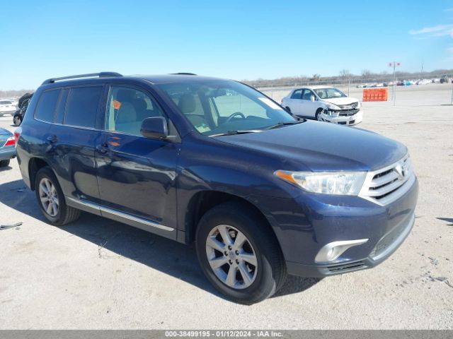 TOYOTA HIGHLANDER 2012 5tdza3eh7cs027783