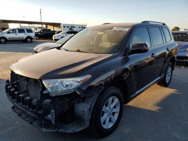 TOYOTA HIGHLANDER 2012 5tdza3eh7cs030134