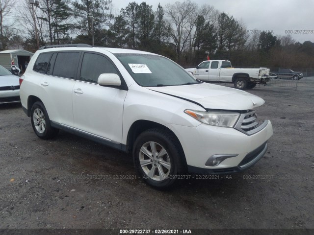 TOYOTA HIGHLANDER 2013 5tdza3eh7ds034671