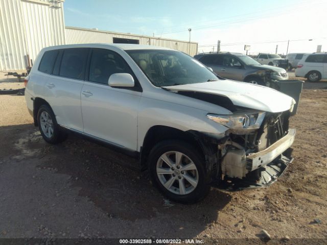 TOYOTA HIGHLANDER 2013 5tdza3eh7ds035769