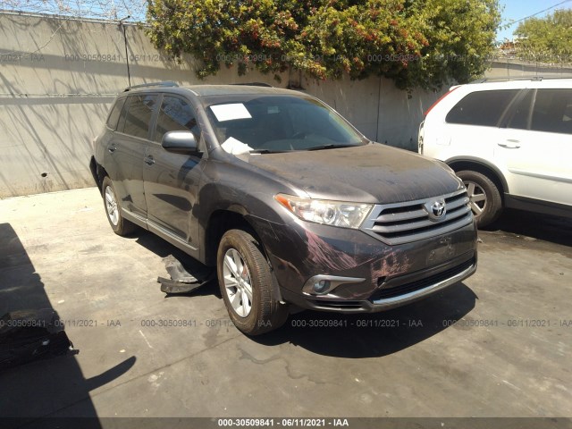 TOYOTA HIGHLANDER 2013 5tdza3eh7ds039871