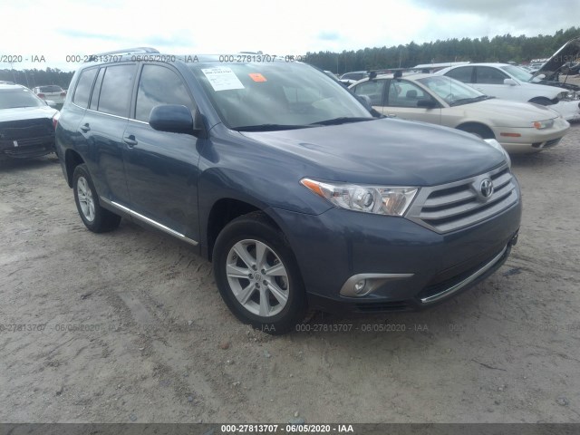 TOYOTA HIGHLANDER 2013 5tdza3eh7ds043015