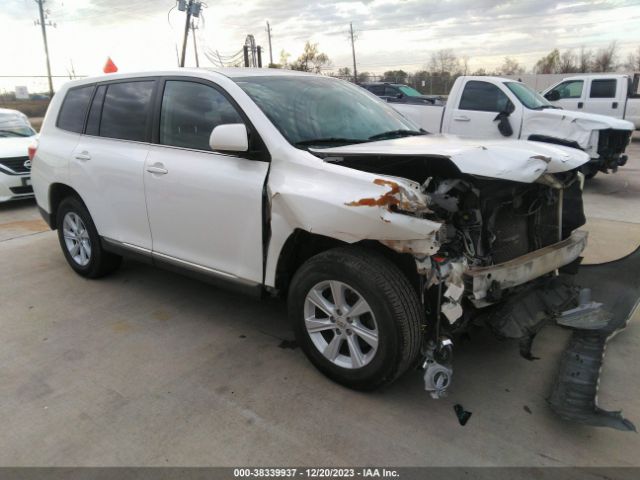 TOYOTA HIGHLANDER 2013 5tdza3eh7ds046190