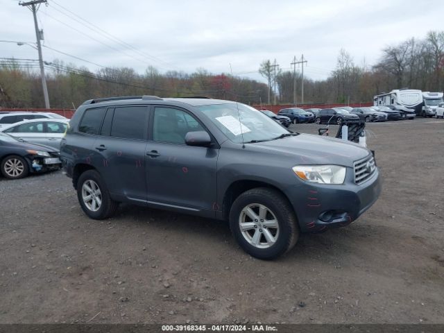 TOYOTA HIGHLANDER 2010 5tdza3eh8as004851