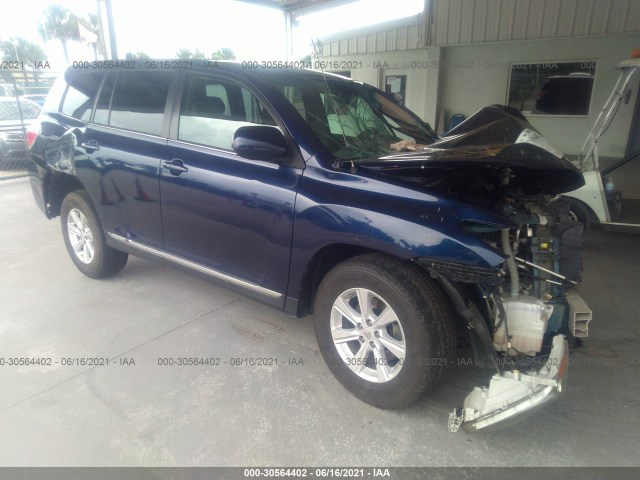 TOYOTA HIGHLANDER 2011 5tdza3eh8bs008867