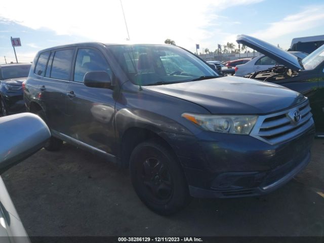 TOYOTA HIGHLANDER 2011 5tdza3eh8bs014216