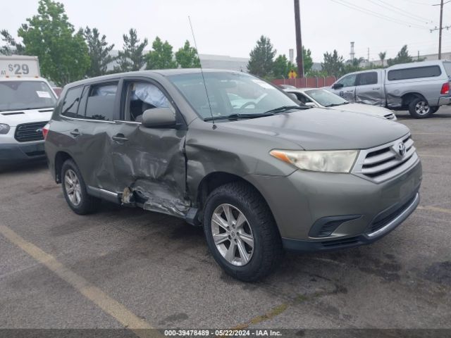 TOYOTA HIGHLANDER 2011 5tdza3eh8bs015253