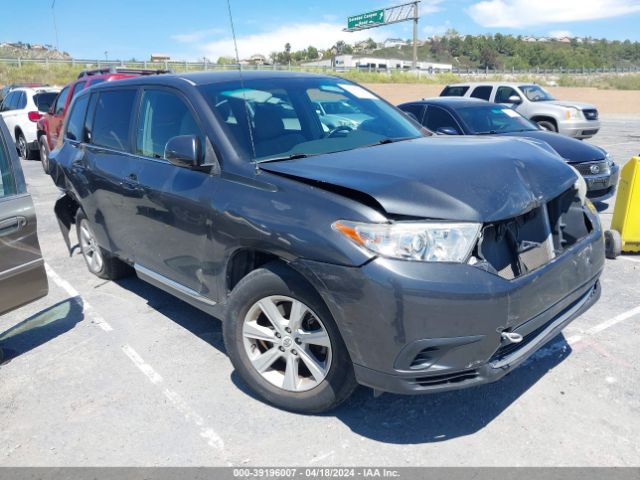 TOYOTA HIGHLANDER 2012 5tdza3eh8cs017344