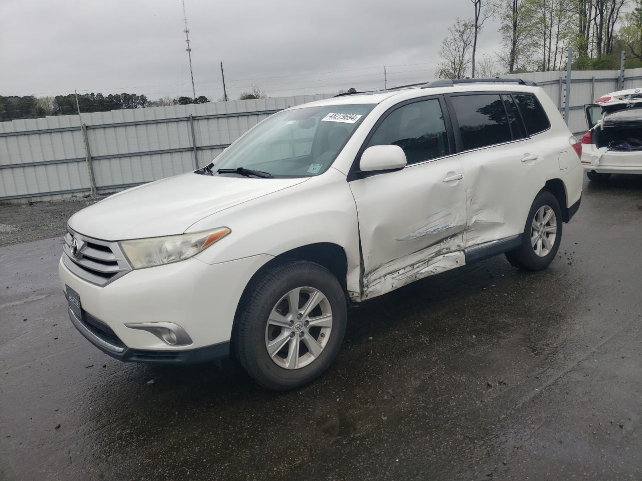 TOYOTA HIGHLANDER 2012 5tdza3eh8cs017490