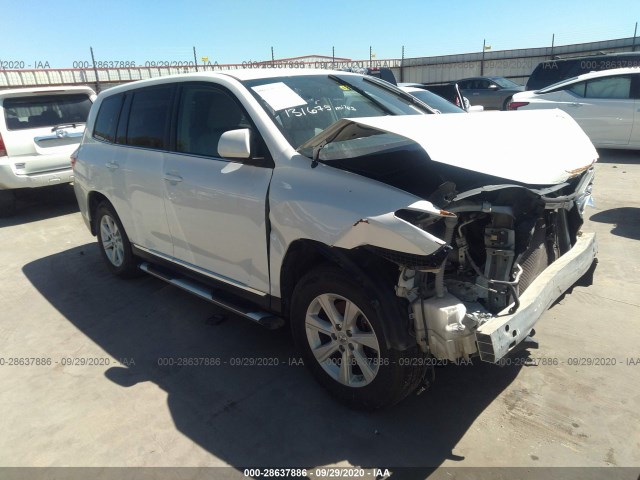 TOYOTA HIGHLANDER 2012 5tdza3eh8cs027517