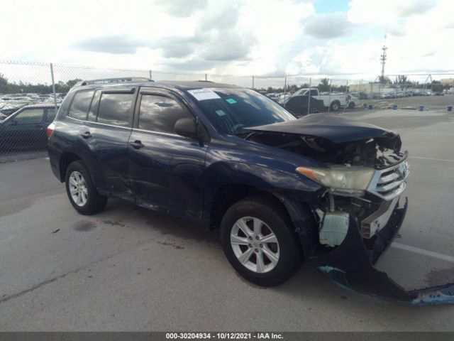 TOYOTA HIGHLANDER 2012 5tdza3eh8cs029820