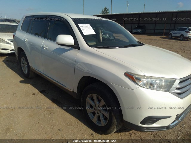 TOYOTA HIGHLANDER 2013 5tdza3eh8ds032928