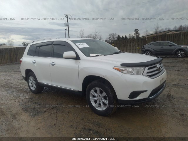 TOYOTA HIGHLANDER 2013 5tdza3eh8ds039622