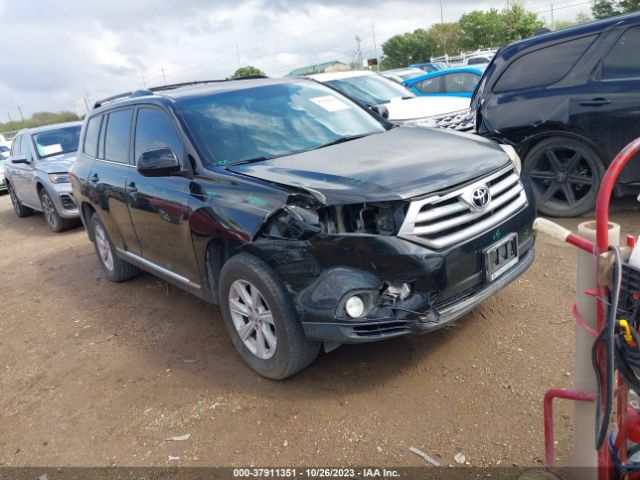 TOYOTA HIGHLANDER 2013 5tdza3eh8ds045713