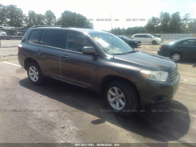 TOYOTA HIGHLANDER 2010 5tdza3eh9as004843