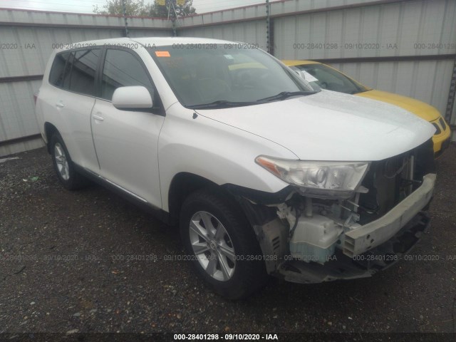 TOYOTA HIGHLANDER 2011 5tdza3eh9bs009140