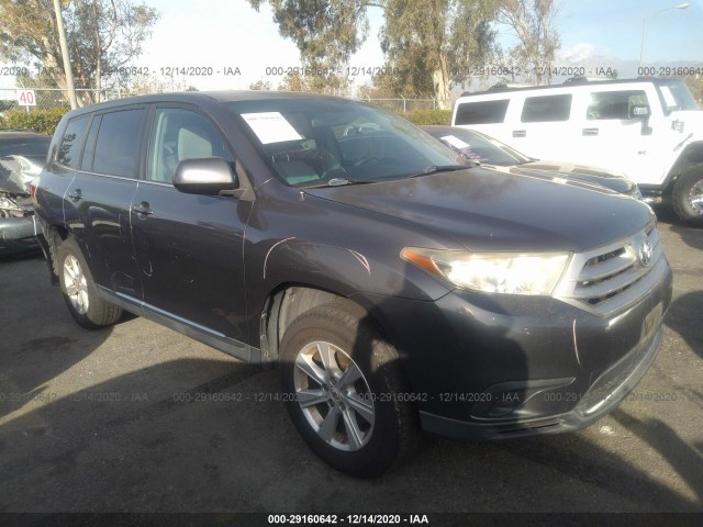 TOYOTA HIGHLANDER 2011 5tdza3eh9bs015293