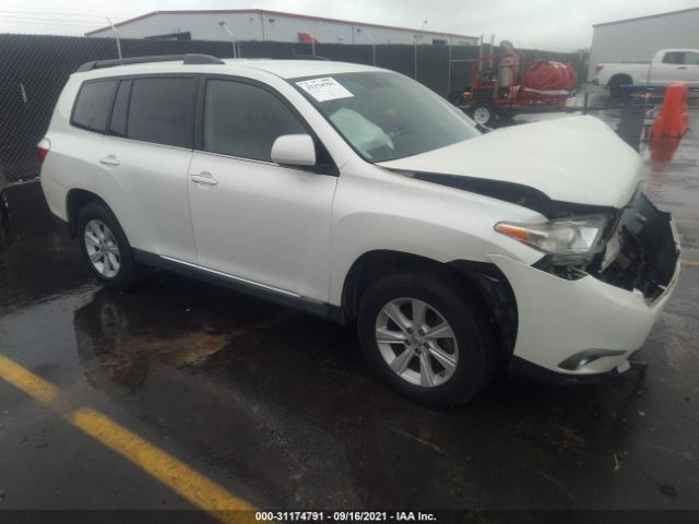 TOYOTA HIGHLANDER 2012 5tdza3eh9cs023444