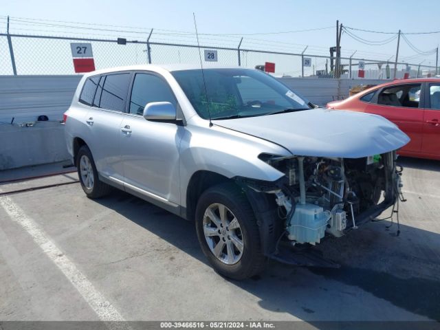 TOYOTA HIGHLANDER 2012 5tdza3eh9cs027770