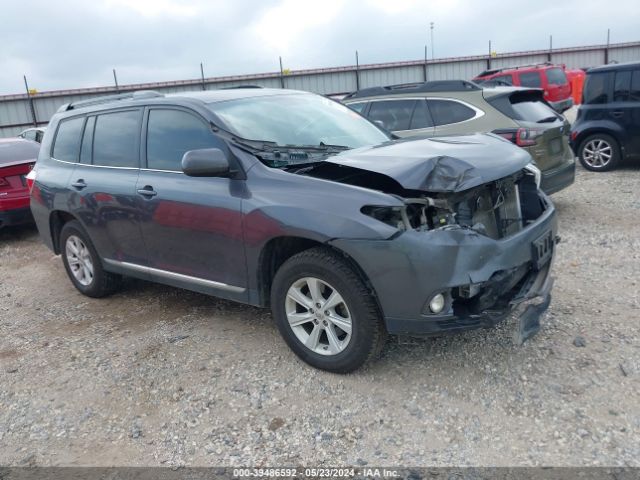 TOYOTA HIGHLANDER 2012 5tdza3eh9cs030894