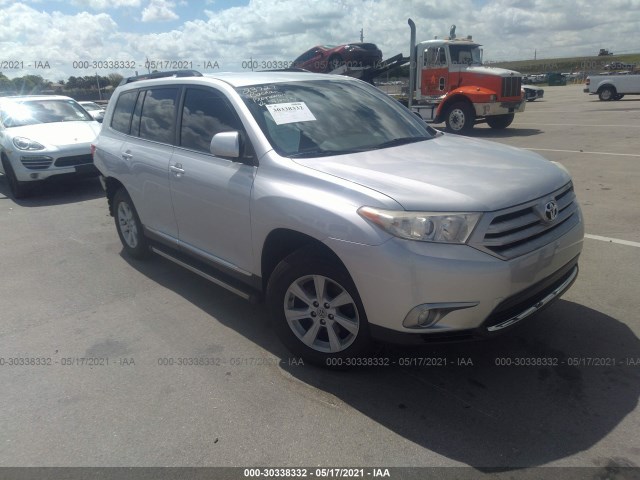 TOYOTA HIGHLANDER 2013 5tdza3eh9ds035711