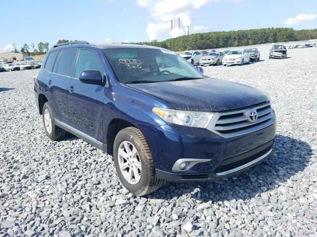 TOYOTA HIGHLANDER 2013 5tdza3eh9ds036017