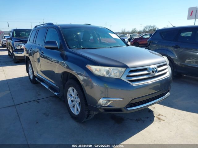 TOYOTA HIGHLANDER 2013 5tdza3eh9ds037281