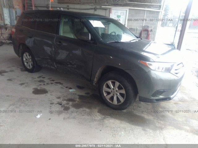 TOYOTA HIGHLANDER 2013 5tdza3eh9ds039466