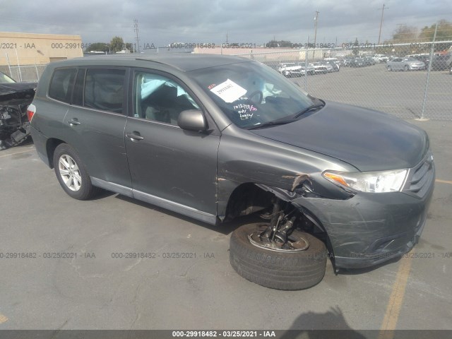 TOYOTA HIGHLANDER 2013 5tdza3eh9ds040892