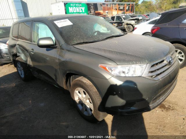 TOYOTA HIGHLANDER 2013 5tdza3eh9ds042139