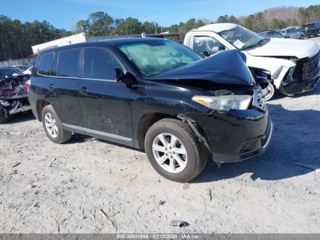 TOYOTA HIGHLANDER 2013 5tdza3eh9ds042304