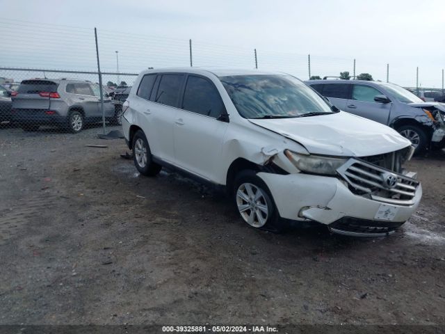 TOYOTA HIGHLANDER 2013 5tdza3eh9ds045980