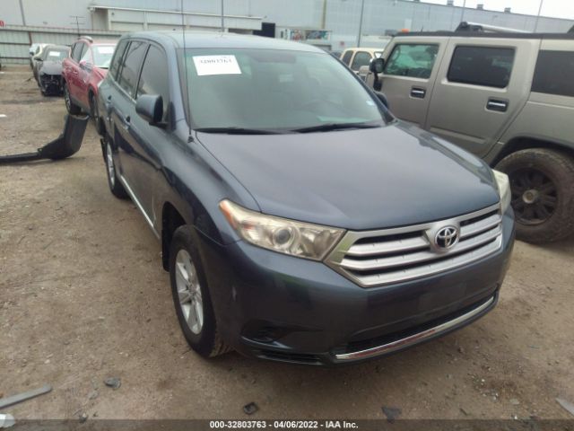 TOYOTA HIGHLANDER 2012 5tdza3ehxcs020410