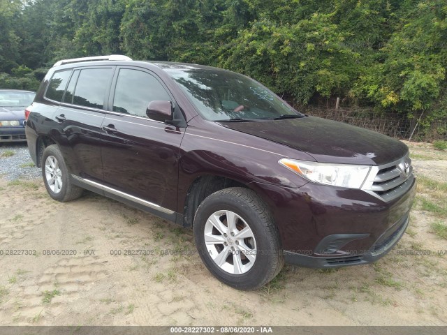 TOYOTA HIGHLANDER 2013 5tdza3ehxds033661