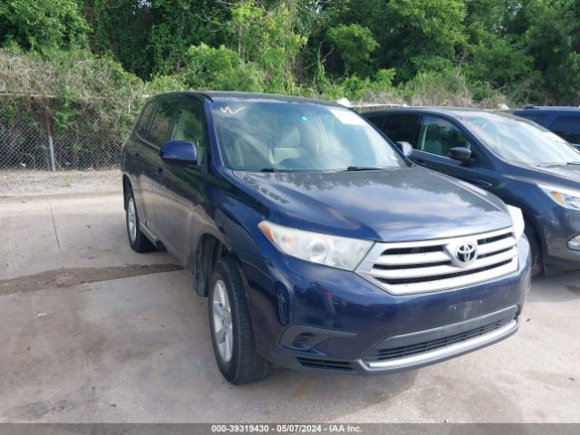 TOYOTA HIGHLANDER 2013 5tdza3ehxds033840