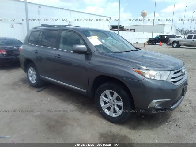 TOYOTA HIGHLANDER 2013 5tdza3ehxds043526