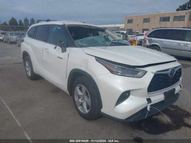 TOYOTA HIGHLANDER 2021 5tdzarah3ms504655