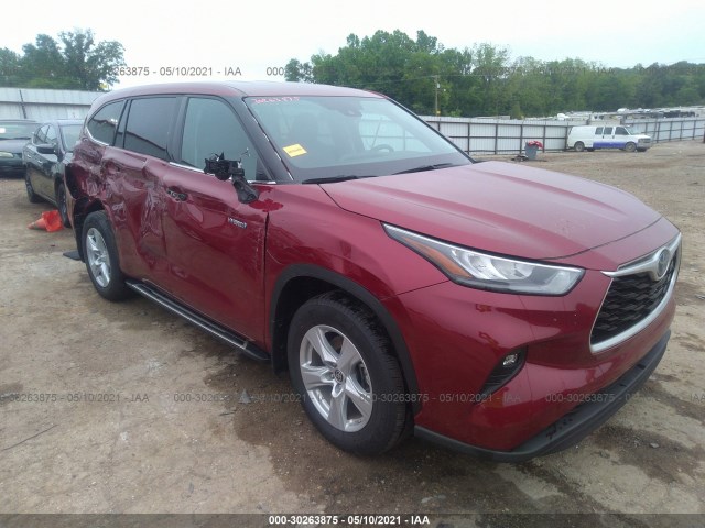 TOYOTA HIGHLANDER 2020 5tdzarah4ls500886