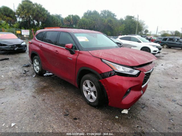 TOYOTA HIGHLANDER 2020 5tdzarah4ls501147