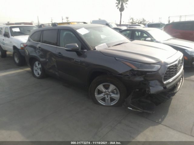 TOYOTA HIGHLANDER 2021 5tdzarahxms506774