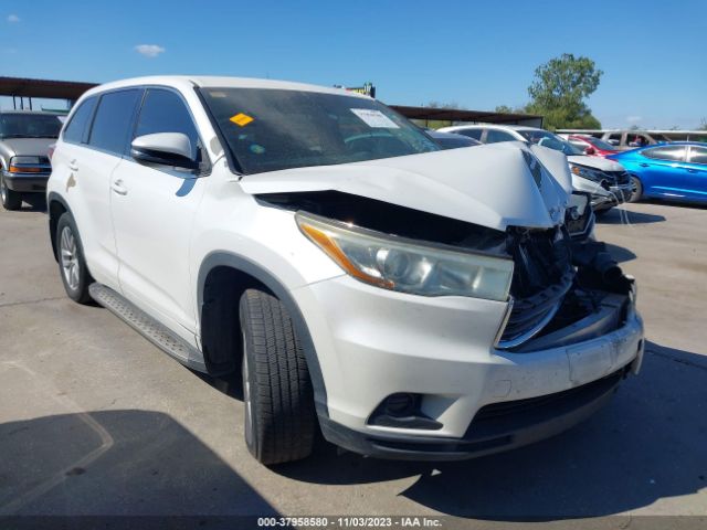 TOYOTA HIGHLANDER 2016 5tdzarfh0gs019015