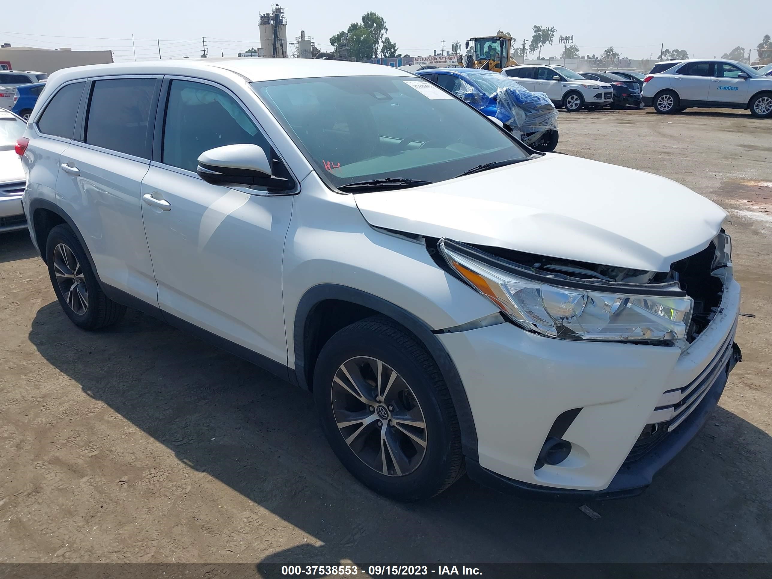 TOYOTA HIGHLANDER 2019 5tdzarfh0ks051794