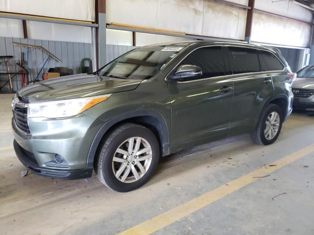 TOYOTA HIGHLANDER 2014 5tdzarfh1es008523