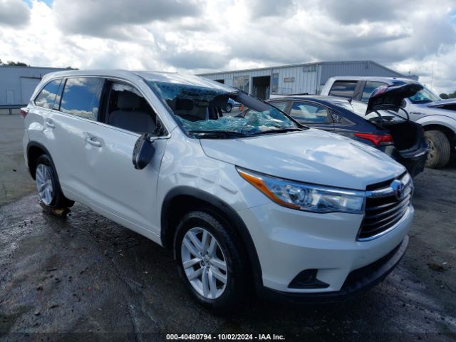 TOYOTA HIGHLANDER 2015 5tdzarfh1fs013612