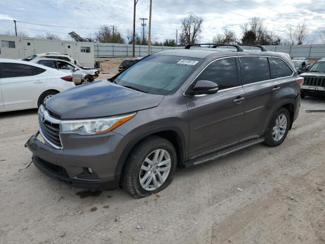 TOYOTA HIGHLANDER 2015 5tdzarfh1fs016767