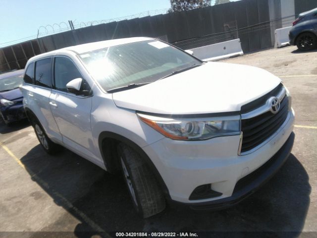 TOYOTA HIGHLANDER 2016 5tdzarfh1gs020853