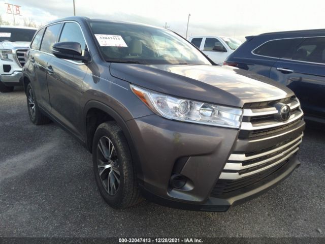 TOYOTA HIGHLANDER 2019 5tdzarfh1ks043378