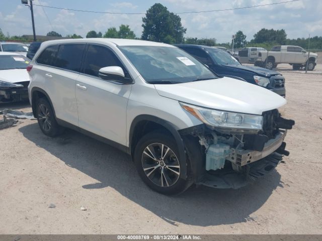 TOYOTA HIGHLANDER 2019 5tdzarfh1ks045681