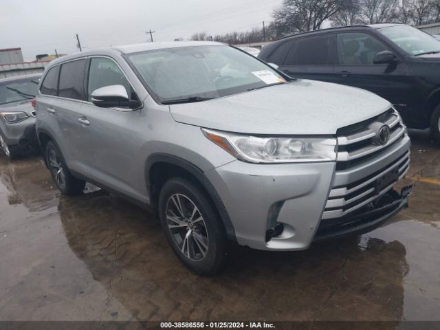 TOYOTA HIGHLANDER 2019 5tdzarfh1ks053974