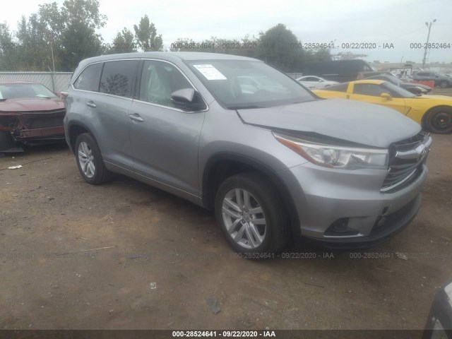 TOYOTA HIGHLANDER 2015 5tdzarfh2fs015921